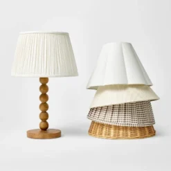 Turned Wood Stick Lamp Base Brown - Threshold™ Designed With Studio McGee -Decor House GUEST 00638333 fdf6 423d 9471 188634a3e322