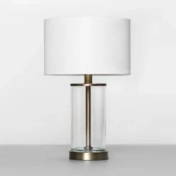 Fillable Accent With USB Table Lamp Brass - Threshold -Decor House GUEST 028677c1 8e8e 411c 9170 eb15b6148fd1