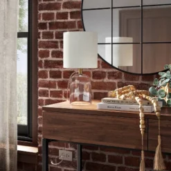 Glass Cylinder Mini Table Lamp With Open Base Clear - Threshold™ -Decor House GUEST 04077750 f11b 4d3e 92d2 0b30995a75bf