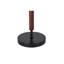 Wood Table Lamp (Includes LED Light Bulb) Black - Threshold™ -Decor House GUEST 076fb8db 6cbb 431f 8f9f 72bdcad6da42