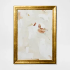 28"x38" Modern Abstract Light Framed Wall Art With Ornate Frame - Threshold™ Designed With Studio McGee -Decor House GUEST 07bb8133 d4a5 4c10 896d 3cd838272397