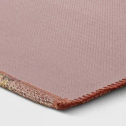 Southbury Washable Printed Diamond Persian Style Rug Rust - Threshold™ -Decor House GUEST 0937930e 7b4d 40df a390 3739f7c9d169