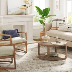 9'x12' Border Dot Motif Area Rug Beige - Threshold™