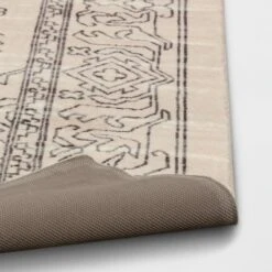 Plush Persian Style Area Rug Cream - Threshold™ -Decor House GUEST 094d1483 09c3 4a79 a27c 9f926cb0e4bb