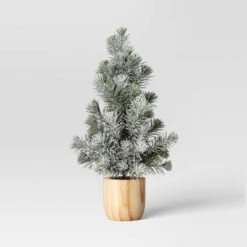 Artificial Plant Snowy Tree In Wood Pot - Threshold™ -Decor House GUEST 0ac3b3dc 3fc0 4633 b25b 3cd1be8f10cb