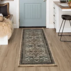 Floral Woven Accent Rug - Threshold -Decor House GUEST 0c2675a7 3d48 4913 9c5a 4689a353d2da