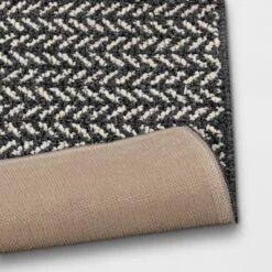 Herringbone Rug Gray - Threshold™ -Decor House GUEST 0da3e580 f977 44f0 9609 764ac792932b
