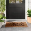1'6"x2'6" Stay Awhile Coir Doormat Natural - Threshold™ -Decor House GUEST 0e9b8d7e dee2 4e6d 94a8 577d8dc9483c