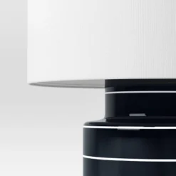 Glossy Table Lamp Navy And White (Includes LED Light Bulb) - Threshold™ -Decor House GUEST 0f8f586d 58b0 484f 97b1 53b07fa26894