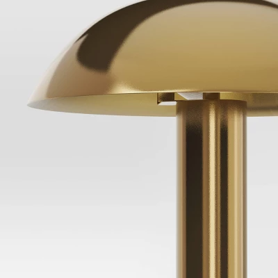 Mild Steel Floor Lamp Brass - Threshold™ 4 Mild Steel Floor Lamp Brass - Threshold™ - Image 2