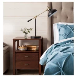 Crosby Schoolhouse Desk Lamp Black - Threshold™: Adjustable Stand, ETL Listed, Metal Shade, No Assembly Required -Decor House GUEST 1388b42a 2687 4f58 b287 a20b4e78563e