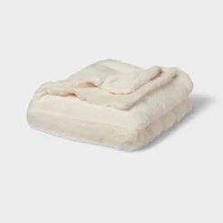 55"x80" Faux Fur Ribbed Bed Throw - Threshold™ 9 55"x80" Faux Fur Ribbed Bed Throw - Threshold™ -Decor House GUEST 1412c4ed 1509 4a81 9995 dfeb944120c0