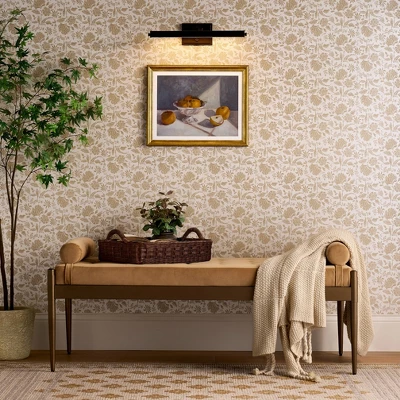 Wall Plug-in Sconce Black - Threshold™ Designed With Studio McGee: Integrated LED, Iron Shade, ETL Listed, Modern Decor 3 Wall Plug-in Sconce Black - Threshold™ Designed With Studio McGee: Integrated LED, Iron Shade, ETL Listed, Modern Decor