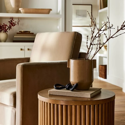 Earthenware Vase - Threshold™ Designed With Studio McGee 3 Earthenware Vase - Threshold™ Designed With Studio McGee