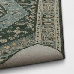 5'x7' Hand Tufted Wool Area Rug Green - Threshold™ -Decor House GUEST 1815ca7c 6fe4 4614 abf2 6c4aab20d1ad