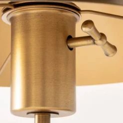 Metal Sconce Wall Light (Includes LED Light Bulb) Brass - Threshold™ Designed With Studio McGee: Dimmable, Plug-In, ETL Listed 8 Metal Sconce Wall Light (Includes LED Light Bulb) Brass - Threshold™ Designed With Studio McGee: Dimmable, Plug-In, ETL Listed -Decor House GUEST 18b08c5e 9013 4b21 952f def90a7b5130