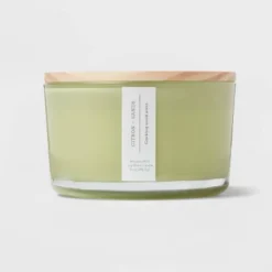 Citron And Sands Candle Green - Threshold™ -Decor House GUEST 1a4d9481 72eb 44f4 8afa e1c309366d2d