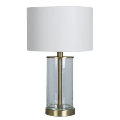 Fillable Accent With USB Table Lamp Brass - Threshold -Decor House GUEST 1bb85741 23ad 46c1 a755 e6a1658c6bca
