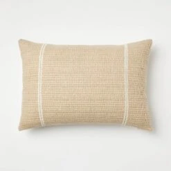 Oversize Embroidered Striped Throw Pillow Cream - Threshold™ Designed With Studio McGee -Decor House GUEST 1ddb9719 cee8 4fd1 9365 47a3d094f05c