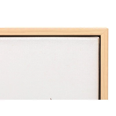 47" X 24" Haze Framed Wall Canvas - Threshold™: Modern Abstract Digital Art, Beige Frame 6 47" X 24" Haze Framed Wall Canvas - Threshold™: Modern Abstract Digital Art, Beige Frame - Image 4