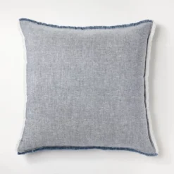 Oversized Reversible Linen Square Throw Pillow With Frayed Edges - Threshold™ Designed With Studio McGee -Decor House GUEST 203bd06b aca7 4221 8c6f 8e72bb86ebc1