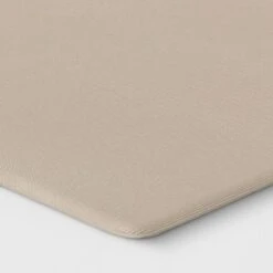 1'8"x5' Rectangle Indoor Floor Mat Tan - Threshold™: Kitchen Runner, Basket Weave, Flat Pile, Polyester -Decor House GUEST 234a362b f46d 4f30 9b51 ea633f8e1957