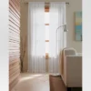 1pc 52"x84" Sheer Chiffon Curtain Panel White - Threshold™ -Decor House GUEST 241fe3c1 18d6 46ff b966 ac3cdb41fbc3