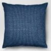 Oversized Quilted Solid Square Pillow Chambray - Threshold™ -Decor House GUEST 2490ffe0 4e72 419a b95f db6f19553d7f