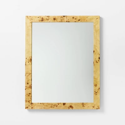 24"x30" Burl Wood Wall Mirror - Threshold™ Designed With Studio McGee 5 24"x30" Burl Wood Wall Mirror - Threshold™ Designed With Studio McGee - Image 3
