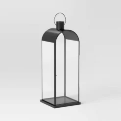 Metal Lantern Black - Threshold™ -Decor House GUEST 25e1679b cc97 4b52 ab28 4b5010ac3be2