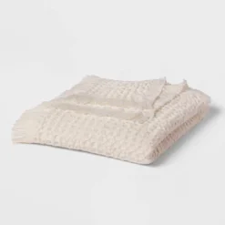 60"x80" Waffle Bed Throw - Threshold™ -Decor House GUEST 26ac8350 1ad1 4f14 bd25 594e542add76