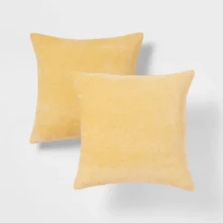 2pk Chenille Square Throw Pillows - Threshold™ -Decor House GUEST 2ab74984 d049 457c b7ed c8a84e827709