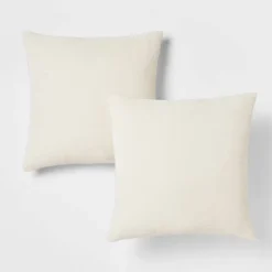 2pk Chenille Square Throw Pillows - Threshold™ -Decor House GUEST 2b1db3f9 3b3e 4d1d 83e1 eb7ab7c8a7f6
