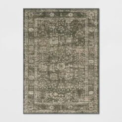 Floral Woven Area Rug Gray - Threshold™ -Decor House GUEST 2c39ab52 cb1d 4a05 96c7 0e5604dda55b