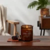 9oz Lidded Glass Jar Crackling Wooden Wick Candle Leather And Embers - Threshold™ -Decor House GUEST 30af77bf fddd 48f1 aa0b 12ad22b4a67c