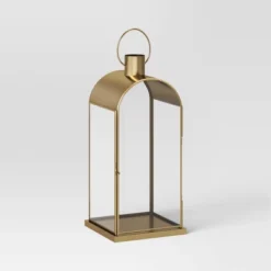 Metal Lantern Gold - Threshold™ -Decor House GUEST 385b49cb baa9 4022 8af0 f09dff4f5610