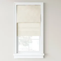 1pc Light Filtering Cordless Jute-Like Roman Window Shade Light Orange - Threshold™ -Decor House GUEST 3b927126 c4b4 442b acf4 a6dc11f54794