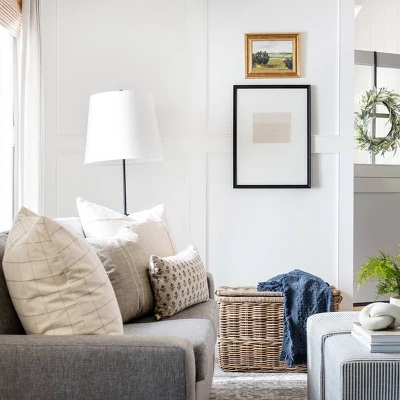 24"x16" Ceramic Assembled Table Lamp White - Threshold™ Designed With Studio McGee: Ribbed Design, Dimmable, UL Listed 13 24"x16" Ceramic Assembled Table Lamp White - Threshold™ Designed With Studio McGee: Ribbed Design, Dimmable, UL Listed - Image 11