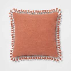 Euro Textured Slub Tassel Decorative Throw Pillow - Threshold™ -Decor House GUEST 3bd19ffb e688 44b0 8dc2 0b5a7009dfa2