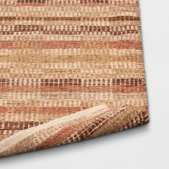 2'x3' Handwoven Accent Rug Brown - Threshold™: Rectangle, Low Pile, Indoor, Cotton & Jute, Entryway Rug -Decor House GUEST 3bfd01c5 a573 4348 b098 2b05f423d4f4