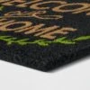 1'6"x2'6"/18"x30" Welcome To Our Home Doormat Black - Threshold™ -Decor House GUEST 3cf50533 8185 4095 acd4 79083160ef66