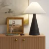 Ceramic Table Lamp With Tapered Shade Black (Includes LED Light Bulb) - Threshold™ -Decor House GUEST 41c900f6 d5e3 428f 9e92 5e53b6a90e6b