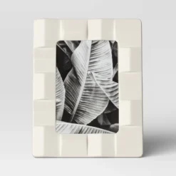 Stoneware Table Frame Matte Cream - Threshold™ -Decor House GUEST 42f70cec 6517 43cf 88cd d2f955872913