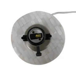 Capiz Subway Tile Large Lamp Base Shell - Threshold -Decor House GUEST 47296ee3 778b 4020 924d daa5a70aa518