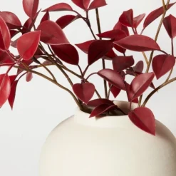 Eucalyptus Leaf Arrangement Burgundy - Threshold™ Designed With Studio McGee -Decor House GUEST 479b77ea c226 4d31 8e64 cbcd256de175