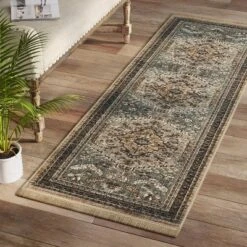 Floral Woven Accent Rug - Threshold