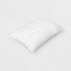 14"x20" Mod Tufted Outdoor Lumbar Pillow Cream - Threshold™ -Decor House GUEST 4cafbf30 e319 43c1 ab1f 9a0fc9f37608