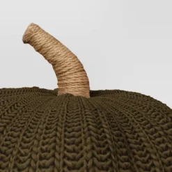 Knit Pumpkin With Jute Stem Novelty Throw Pillow - Threshold™ -Decor House GUEST 4ea2696c fcdc 4a77 ab1e 8ff6fc8e8ea8