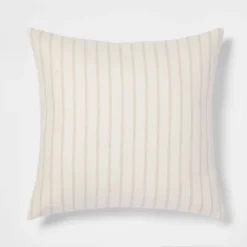 Oversized Cotton Striped Square Throw Pillow - Threshold™ -Decor House GUEST 4f713579 8e75 4463 a43e 8ad2a3afb065