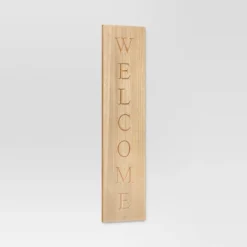 40"x10" Reversible Wood Leaner - Threshold™: Farmhouse Style MDF Vertical Decor With Rustic Quote Adage Saying 7 40"x10" Reversible Wood Leaner - Threshold™: Farmhouse Style MDF Vertical Decor With Rustic Quote Adage Saying -Decor House GUEST 4fe69c4a c129 4178 9037 c1eadcf3bf89